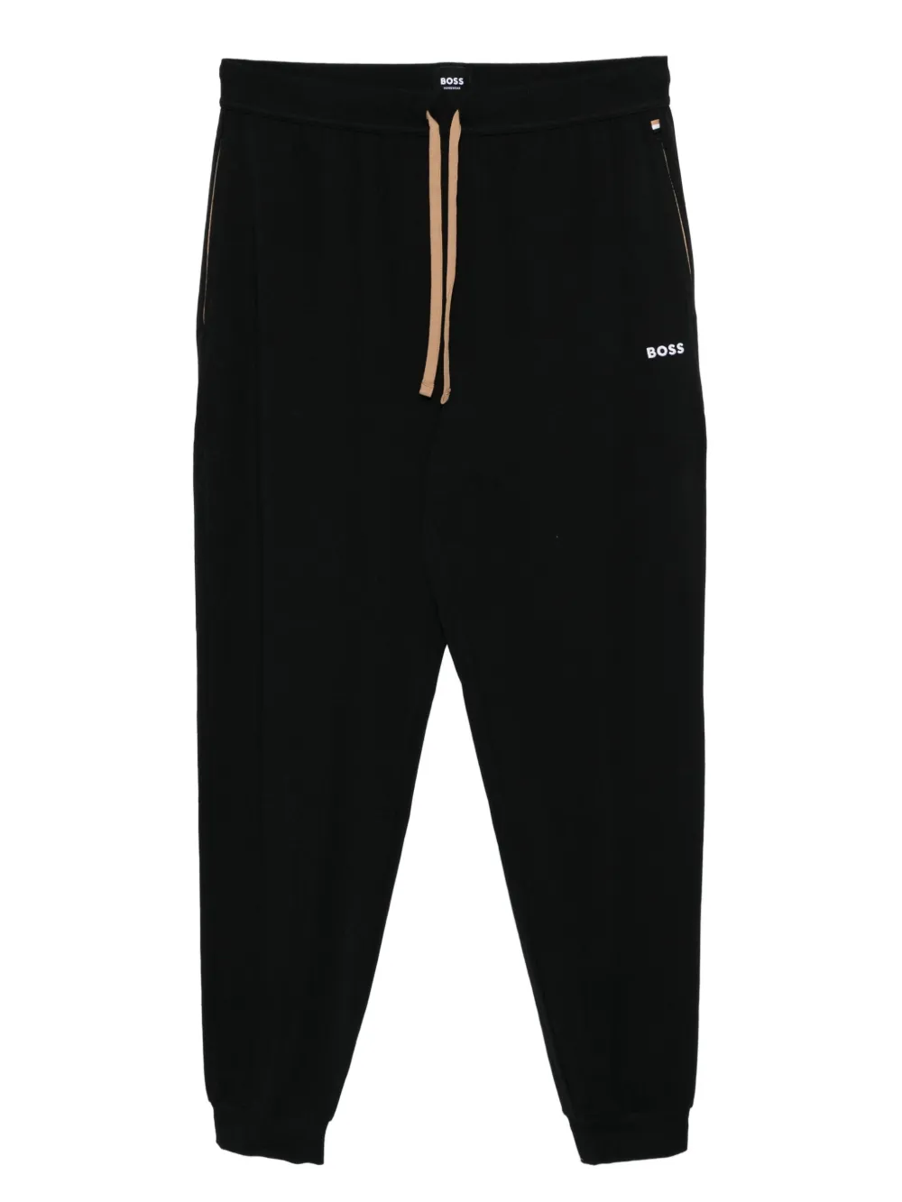 BOSS logo-embroidered track pants | Black | Image 1