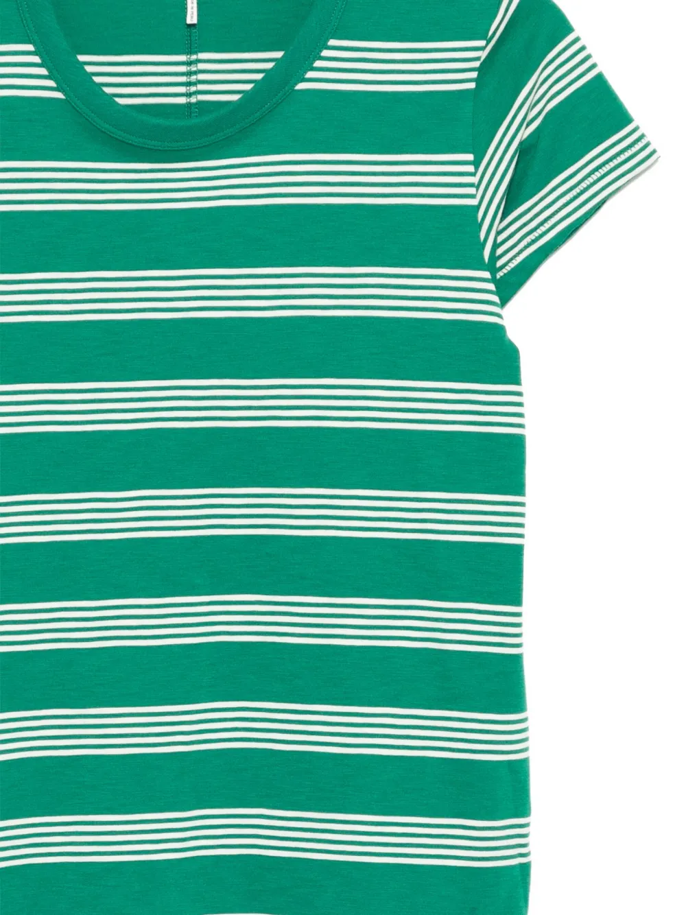 Rag & Bone The Slub Stripe T-shirt In Green