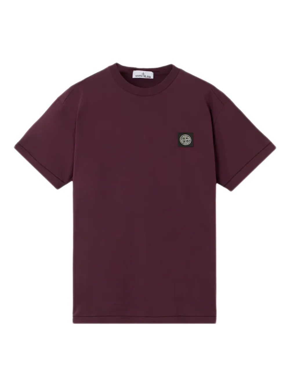 Stone Island コンパスパッチ Tシャツ - パープル Stone Island コンパスパッチ Tシャツ - パープル