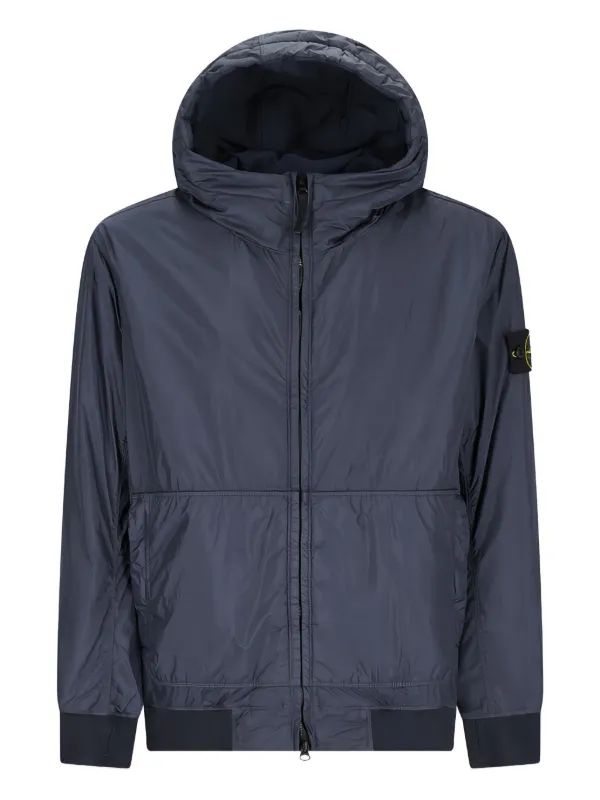 Stone Island フーデッド ジャケット | ブルー | FARFETCH JP