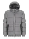 Stone Island 4100040 Seamless Tunnel Nylon Down-TC hooded jacket - Grey