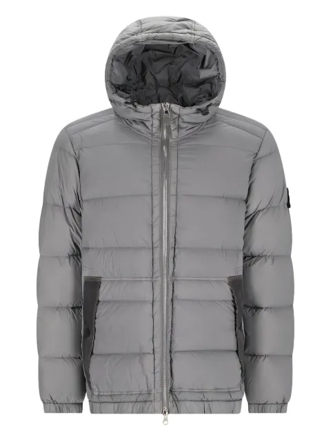 Stone Island 4100040 Tunnel Nylon Down-TC Kapuzenjacke ohne Nähte