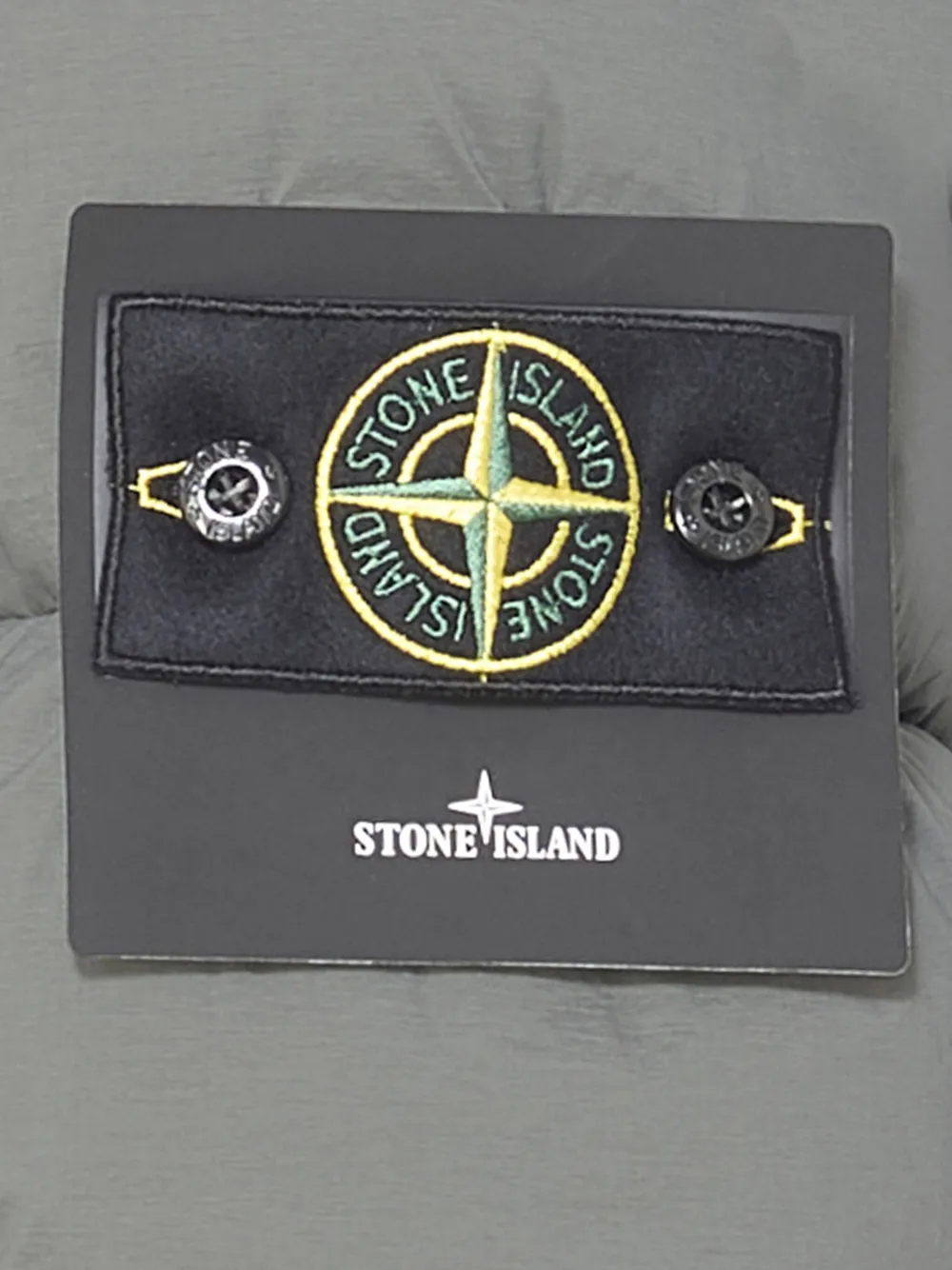 Stone Island 4100040 Seamless Tunnel Nylon Down-TC jack met capuchon Grijs