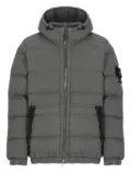 Stone Island 4100040 Seamless Tunnel Nylon Down-TC hooded jacket - Grey
