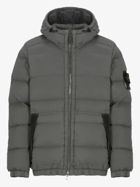 Stone Island doudoune à patch logo