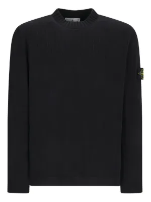 Stone Island コンパスパッチ プルオーバー | ブラック | FARFETCH JP
