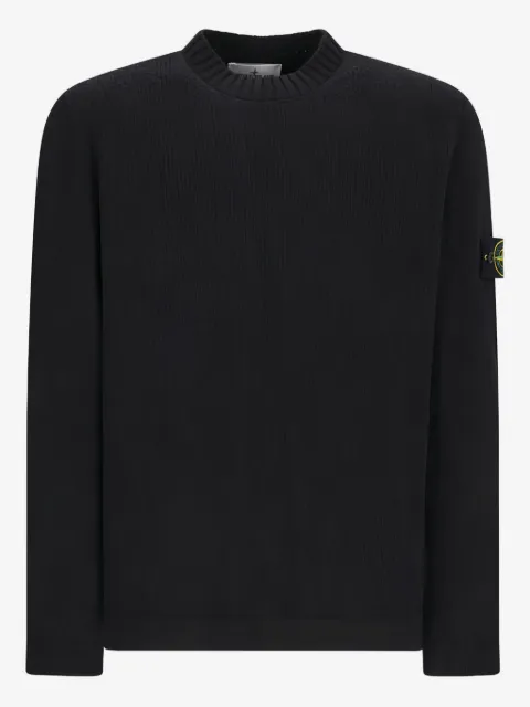 Stone Island Compass-badge crew-neck sweater