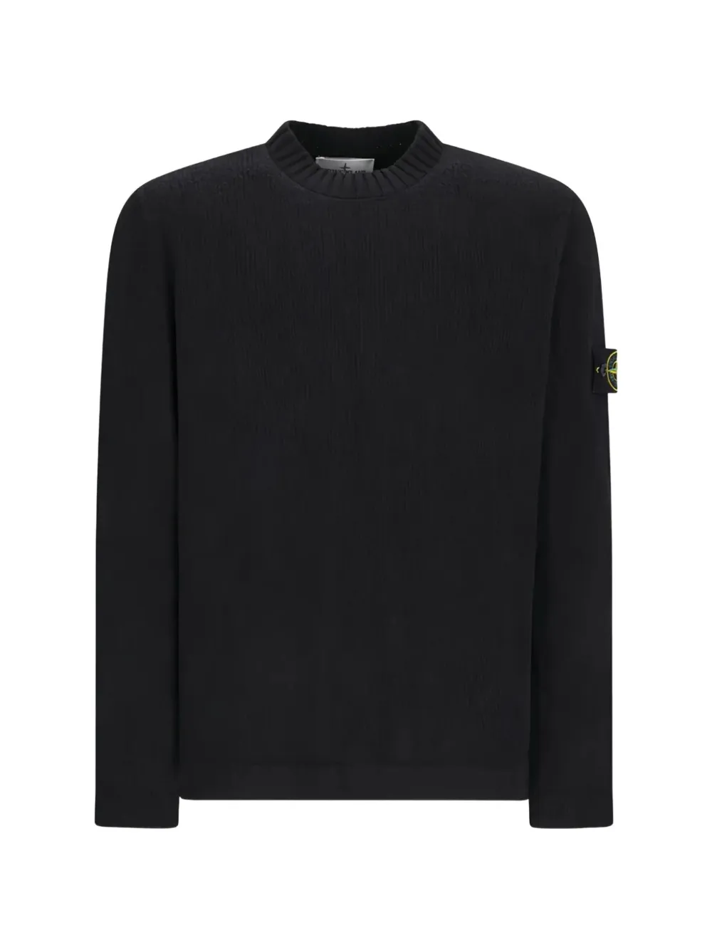 Stone Island Compass-badge crew-neck sweater - Nero