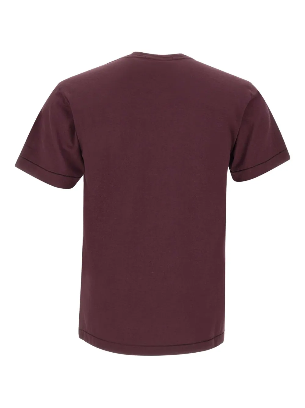 Stone Island T-shirt met patch Paars