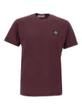 Stone Island Compass-patch short-sleeve T-shirt - Purple