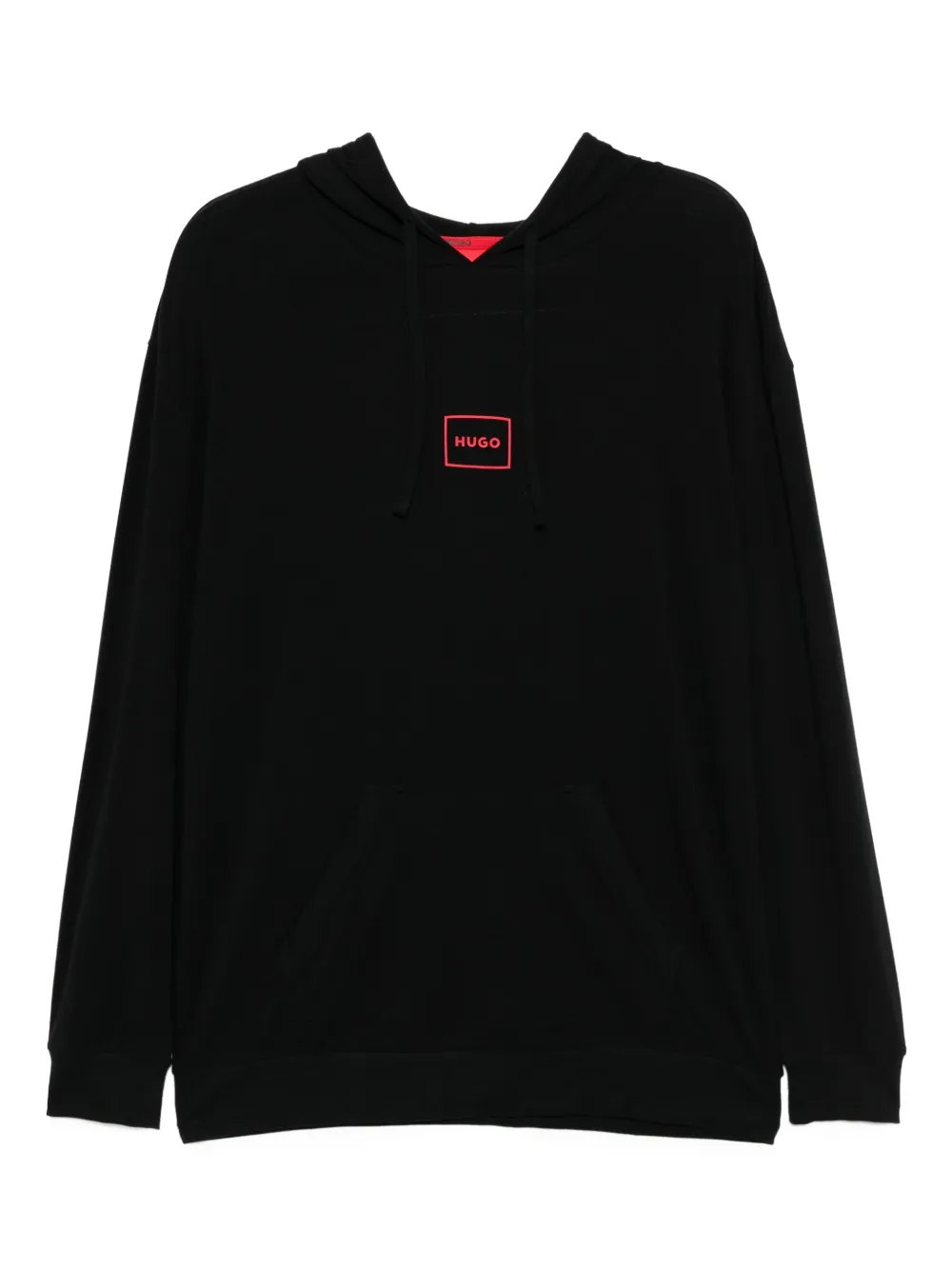logo-printed hoodie