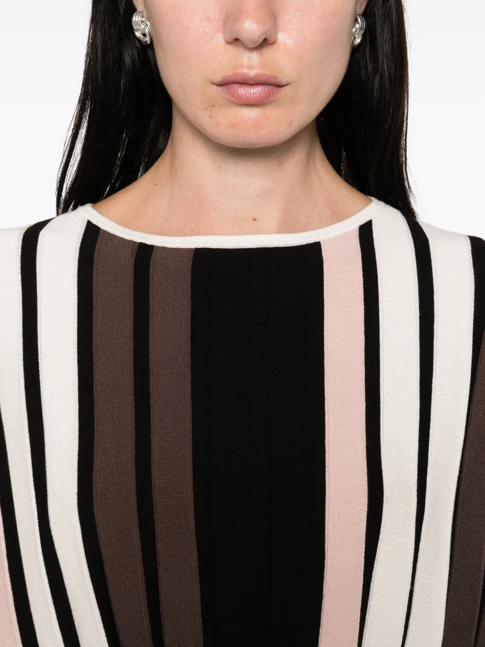 Max Mara Gestreepte top Zwart