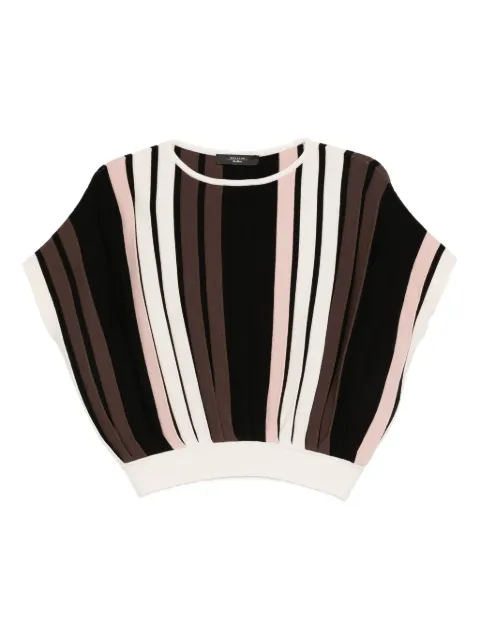 Max Mara striped batwing top