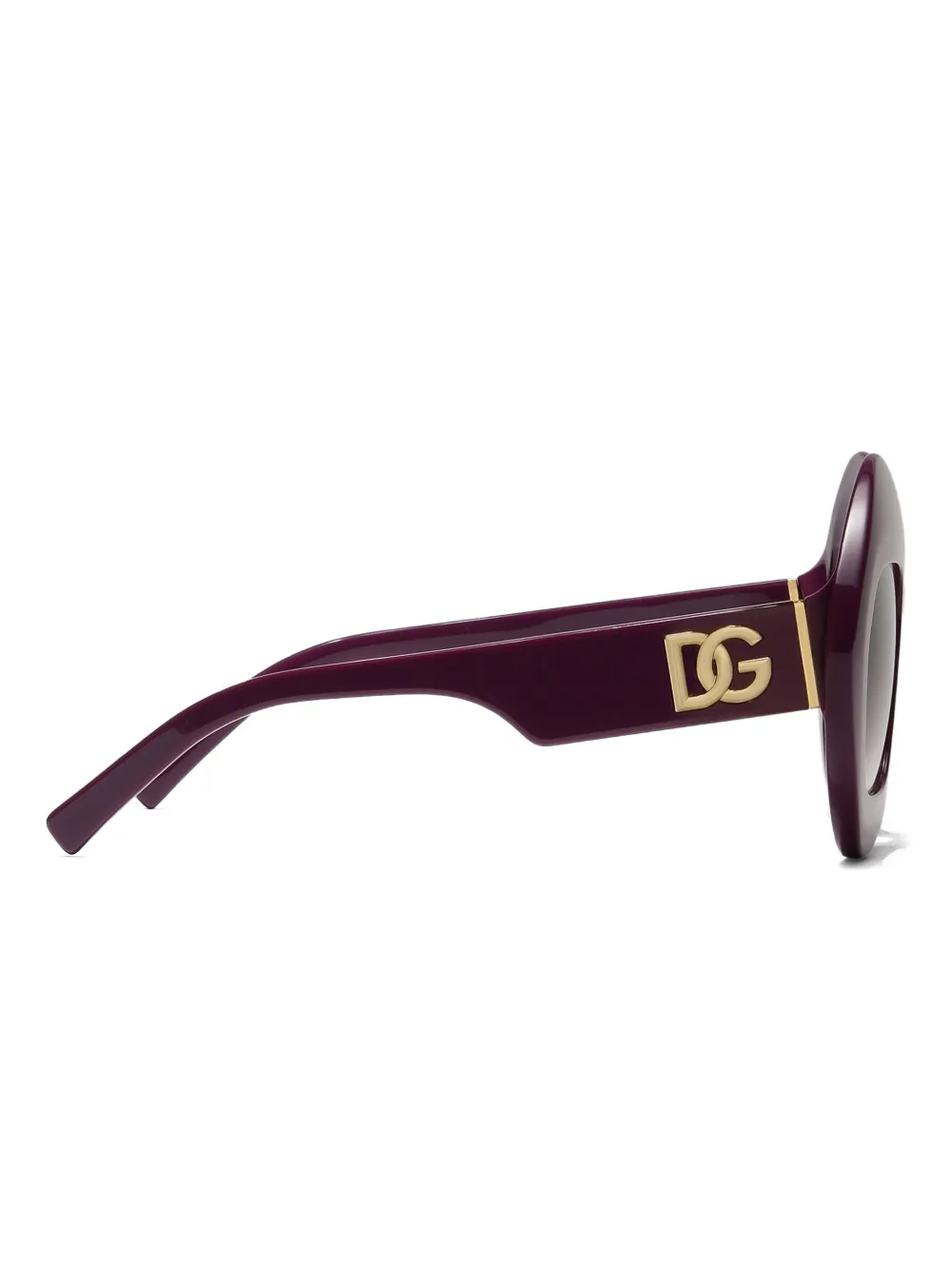 Dolce & Gabbana Eyewear Zonnebril met logoplakkaat Paars