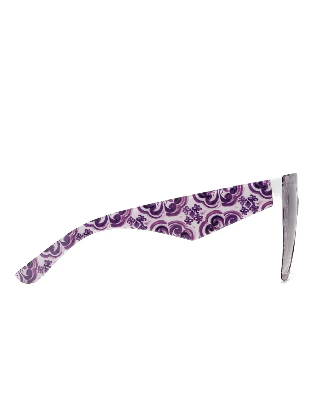 Dolce & Gabbana Eyewear Maiolica square-frame sunglasses Paars