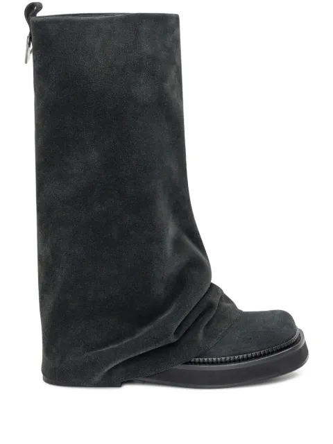 The Attico slouch suede knee-high boots