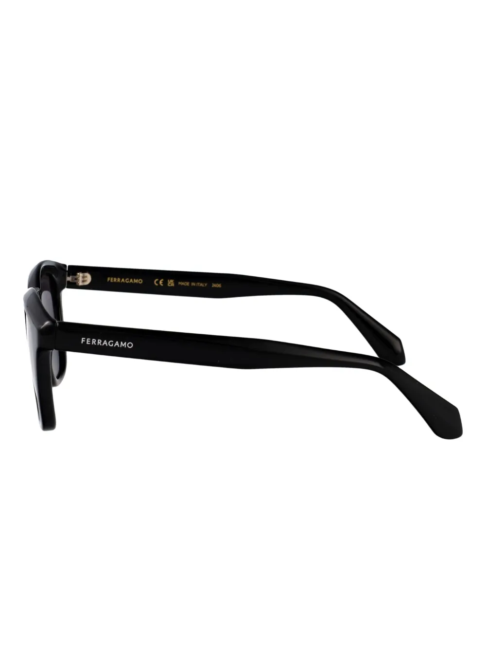Ferragamo Eyewear round-frame sunglasses Zwart