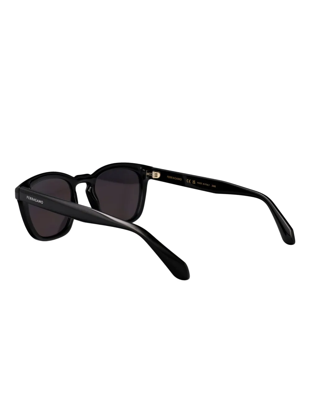 Ferragamo Eyewear round-frame sunglasses Zwart