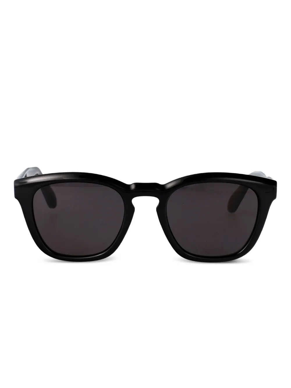 Ferragamo Eyewear Zonnebril met rond montuur Zwart