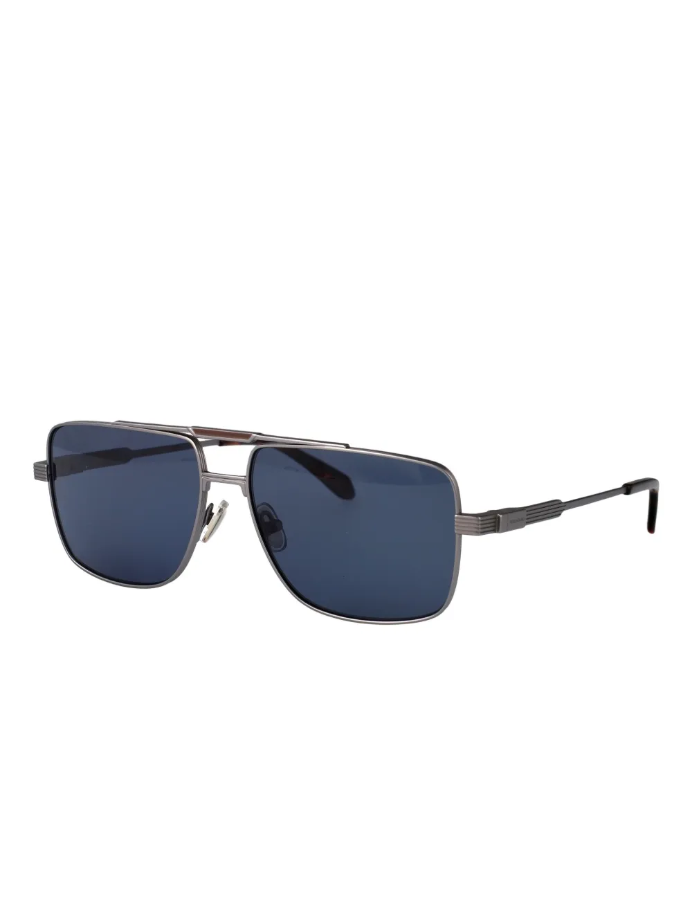 Ferragamo Eyewear titanium square sunglasses Zilver