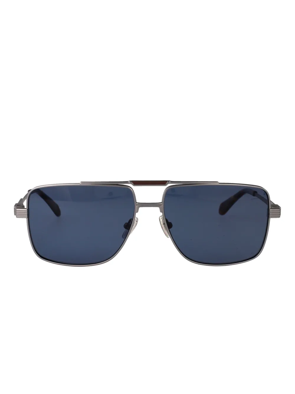 Ferragamo Eyewear titanium square sunglasses Zilver