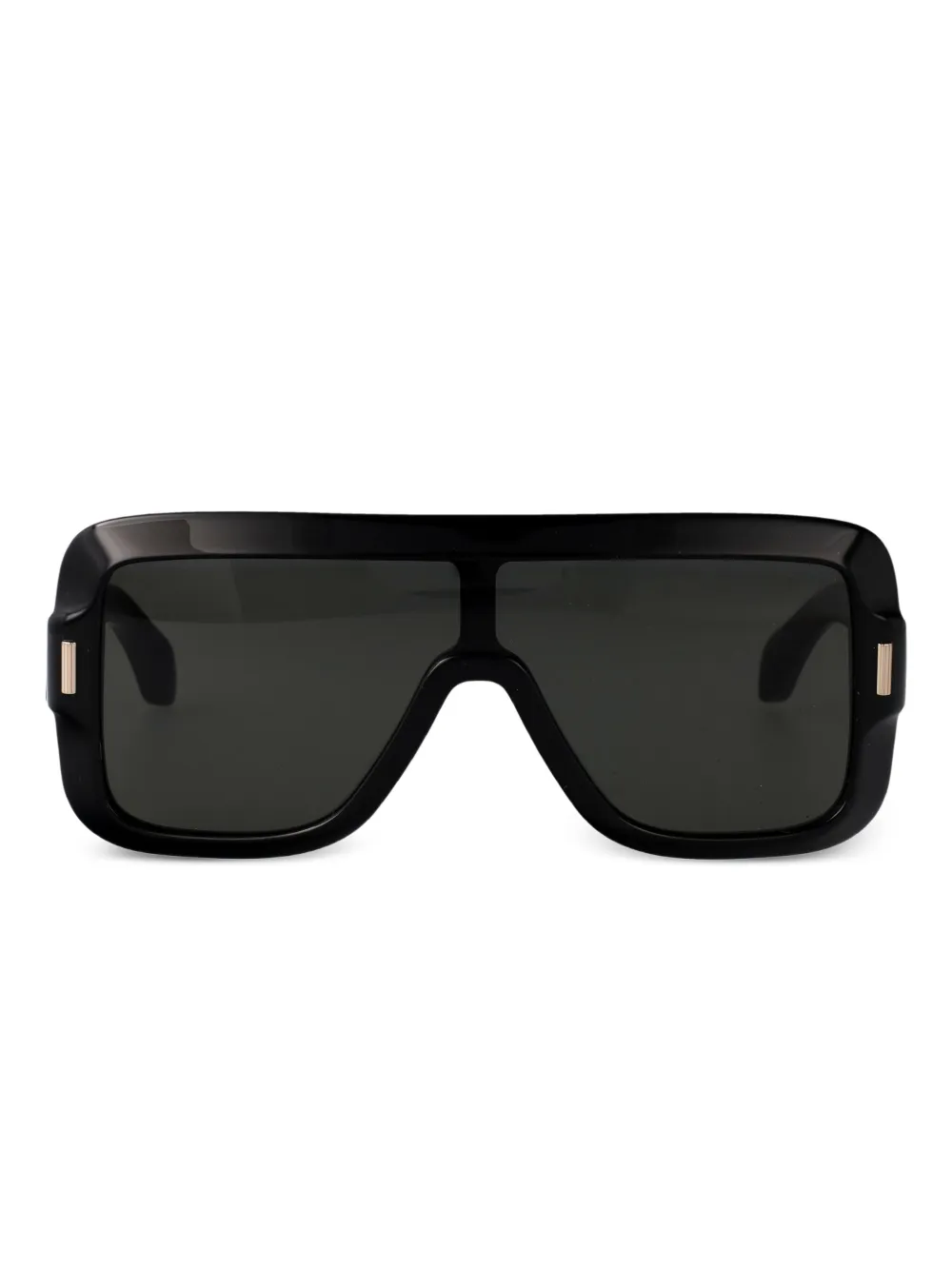 Ferragamo Eyewear Zonnebril met schild montuur Zwart