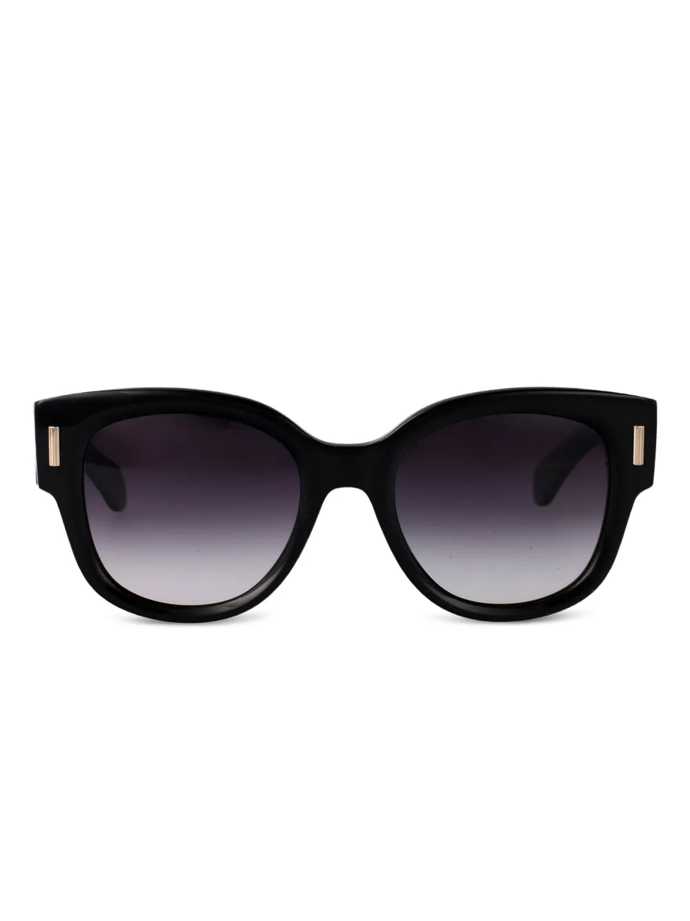 Ferragamo Eyewear Zonnebril met vierkant montuur Zwart