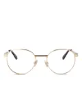 Ferragamo Eyewear round-frame glasses - Gold