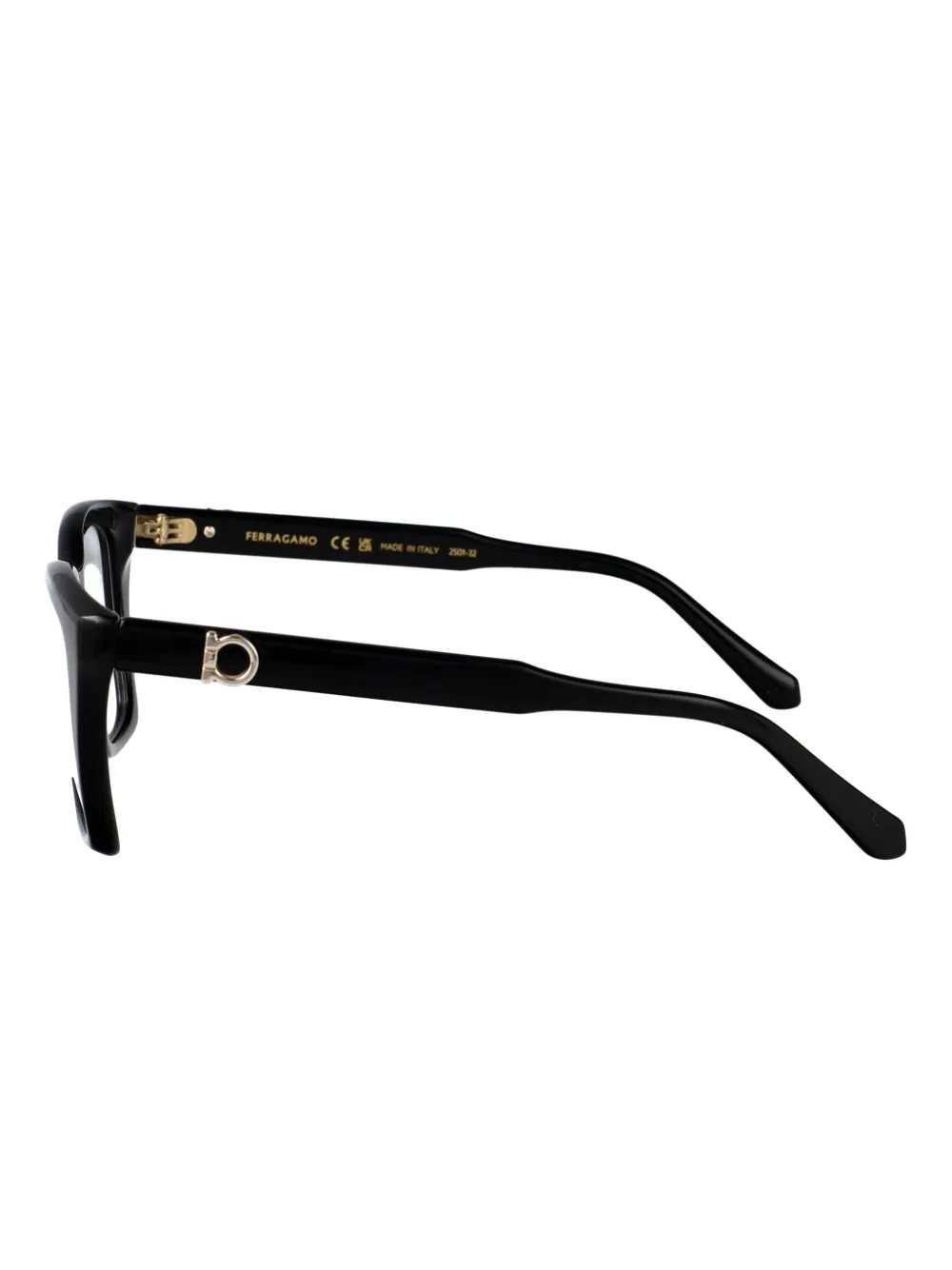 Ferragamo Eyewear Bril met vierkant montuur Zwart