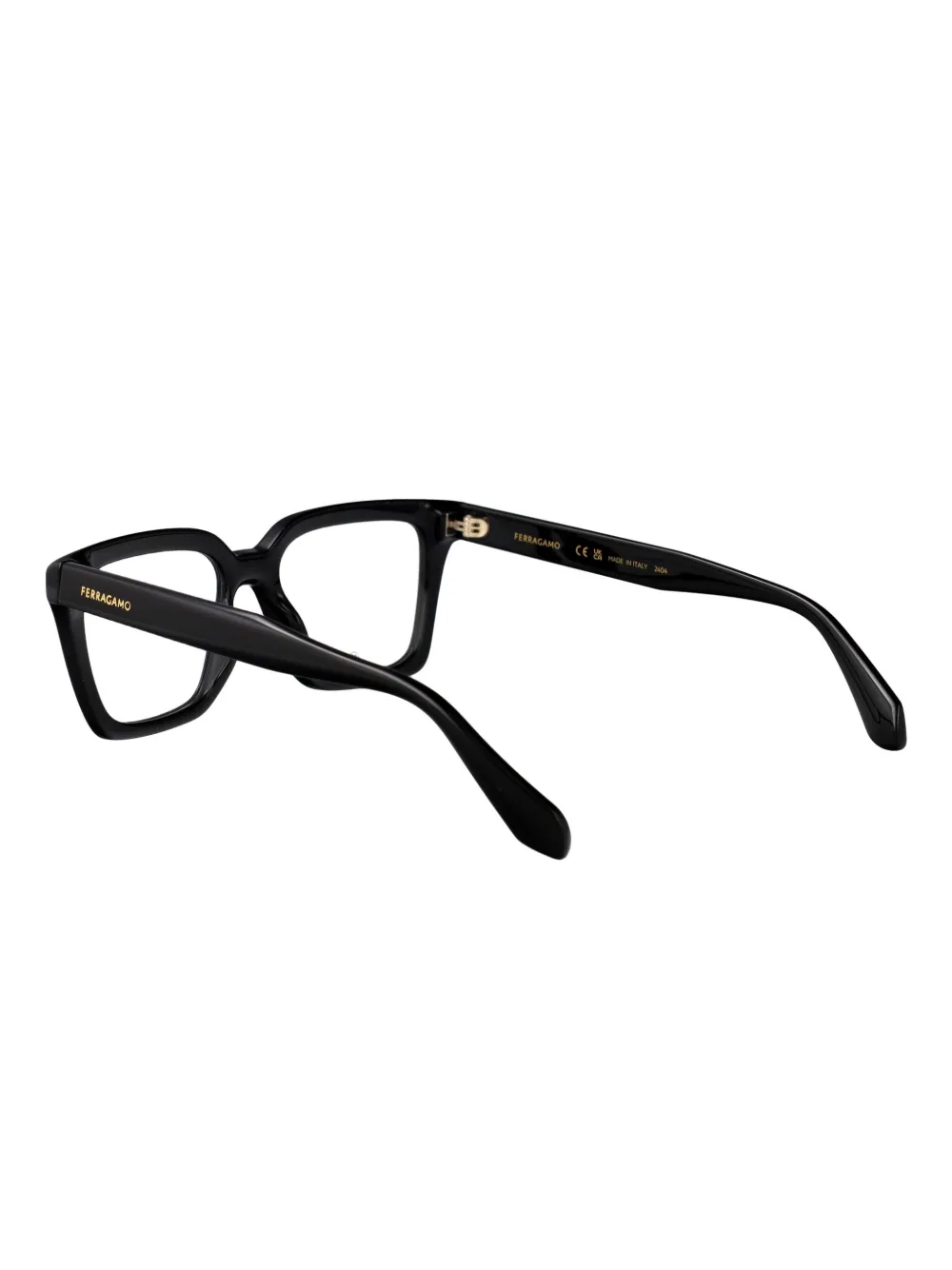 Ferragamo Eyewear Bril met vierkant montuur Zwart