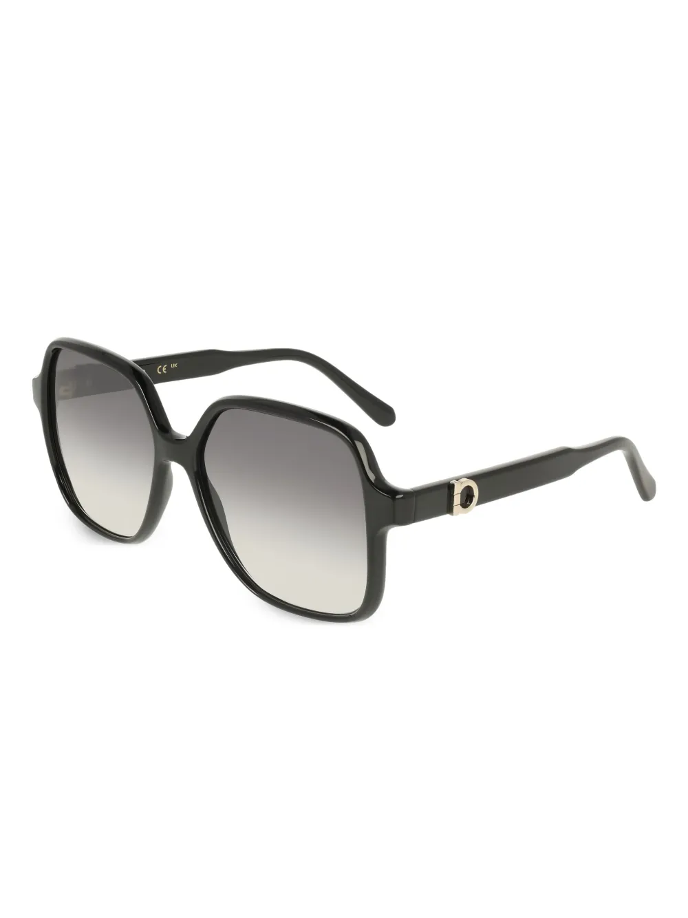 Ferragamo Eyewear square-frame gradient sunglasses - Schwarz
