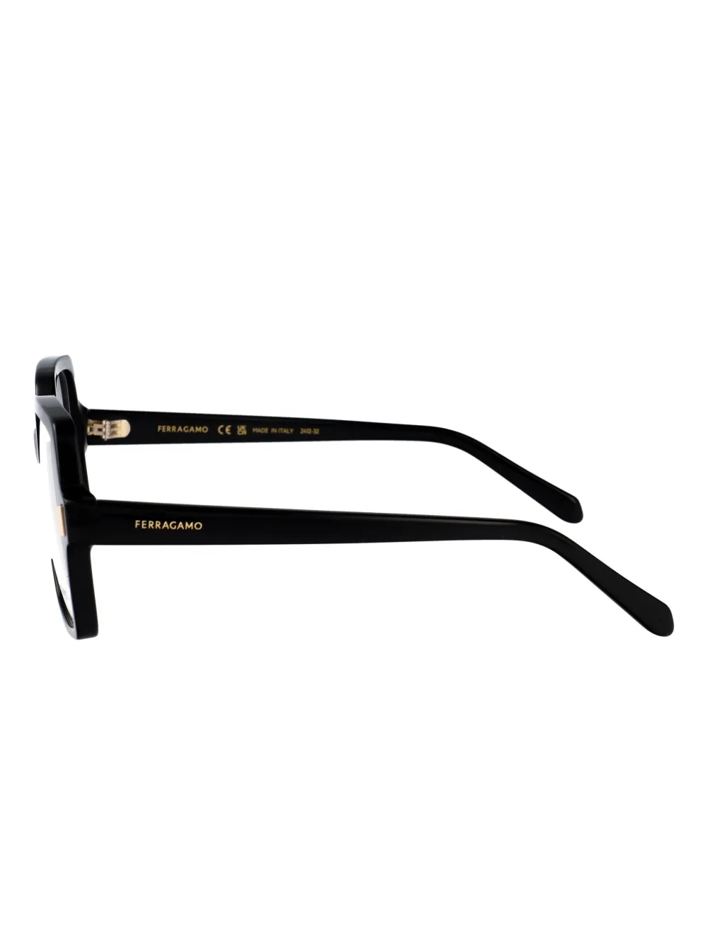 Ferragamo Eyewear Bril met vierkant montuur Zwart