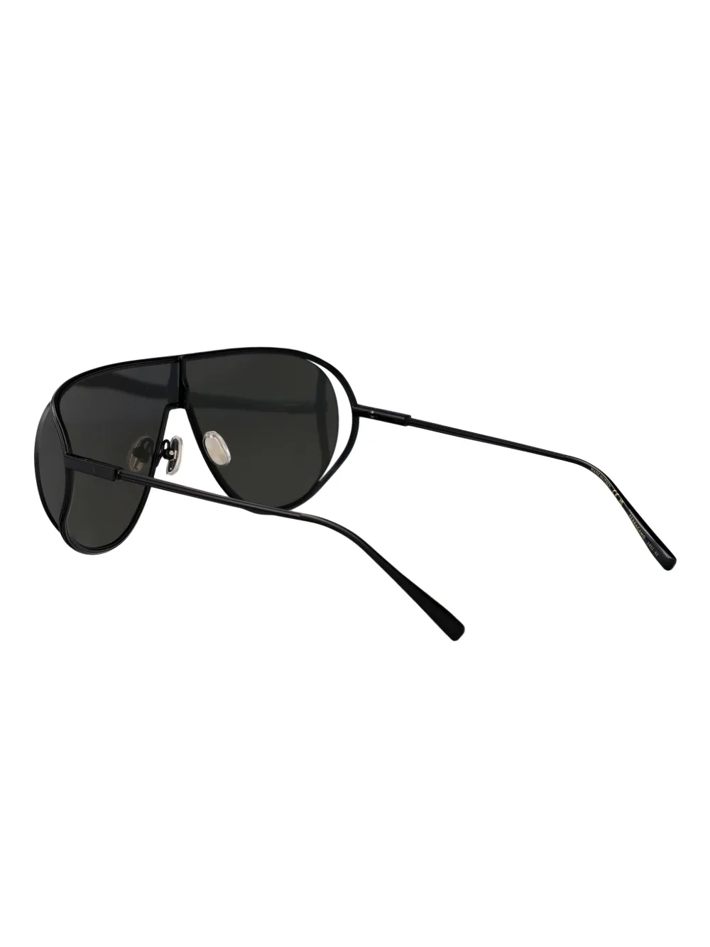 Ferragamo Eyewear Zonnebril met piloten montuur Zwart