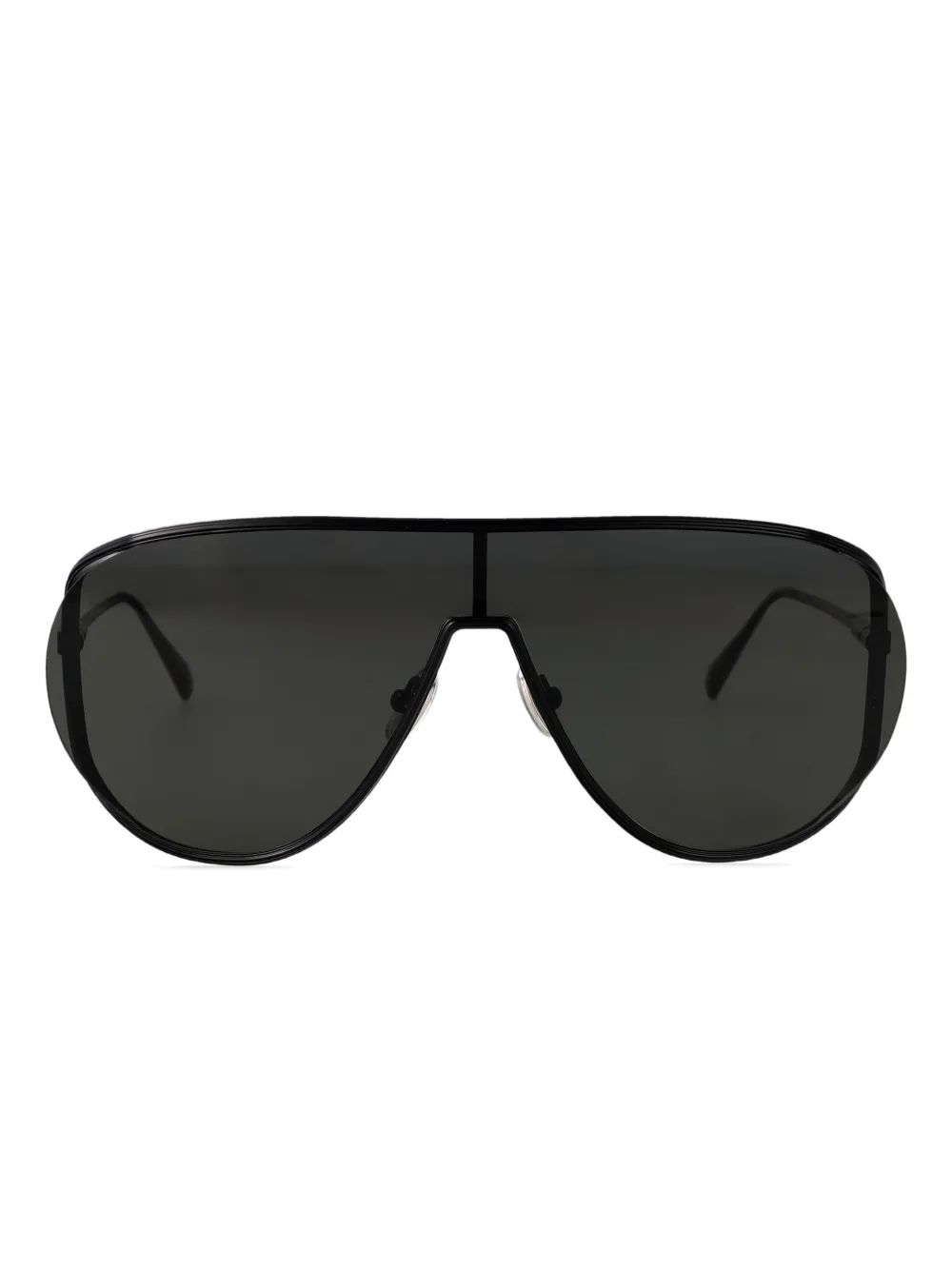 Ferragamo Eyewear Zonnebril met piloten montuur Zwart