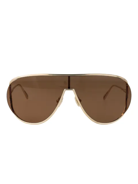 Ferragamo Eyewear metallic-frame sunglasses