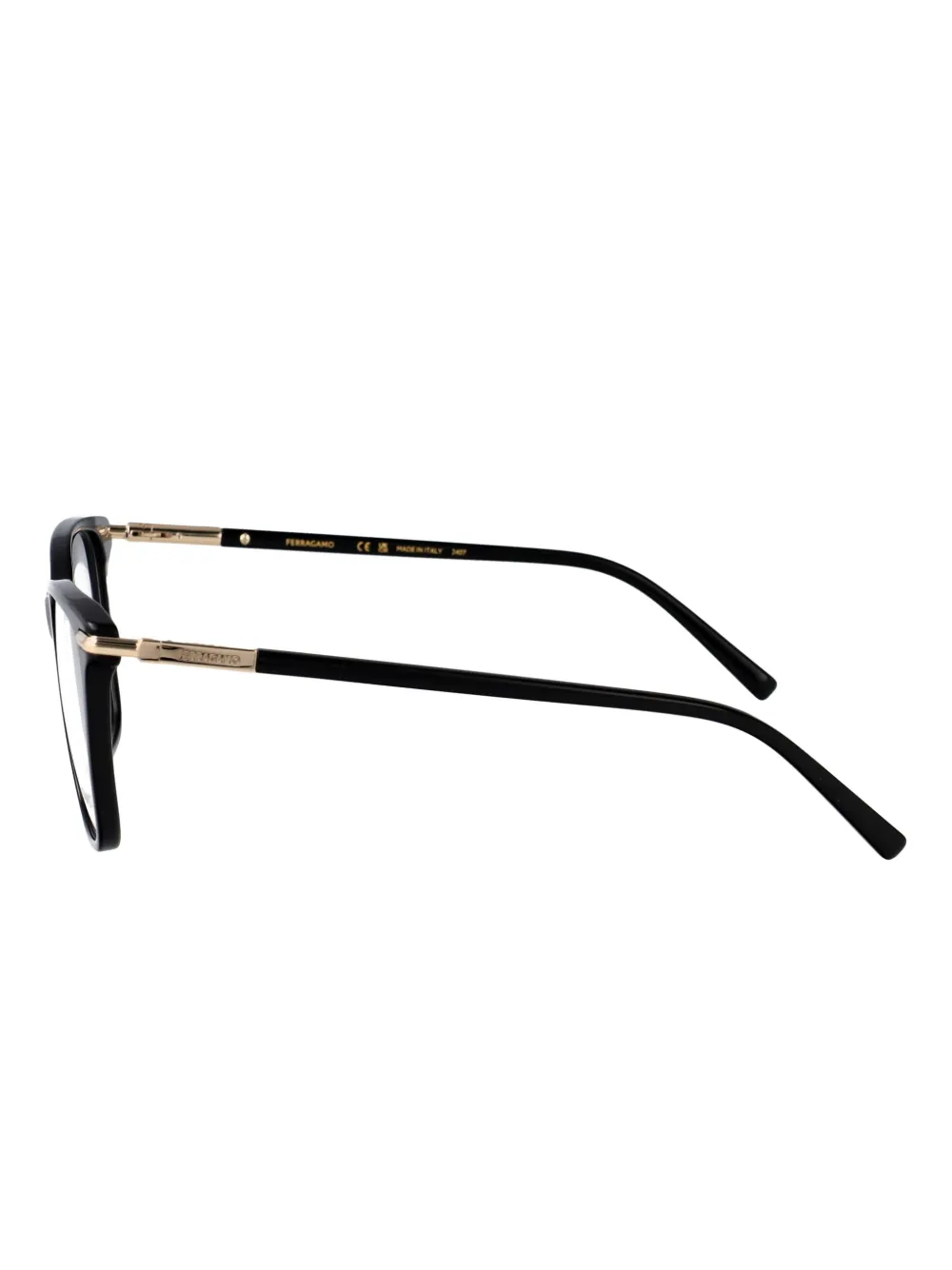 Ferragamo Eyewear Bril met vierkant montuur Zwart