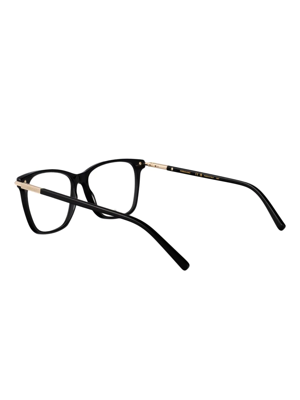 Ferragamo Eyewear Bril met vierkant montuur Zwart