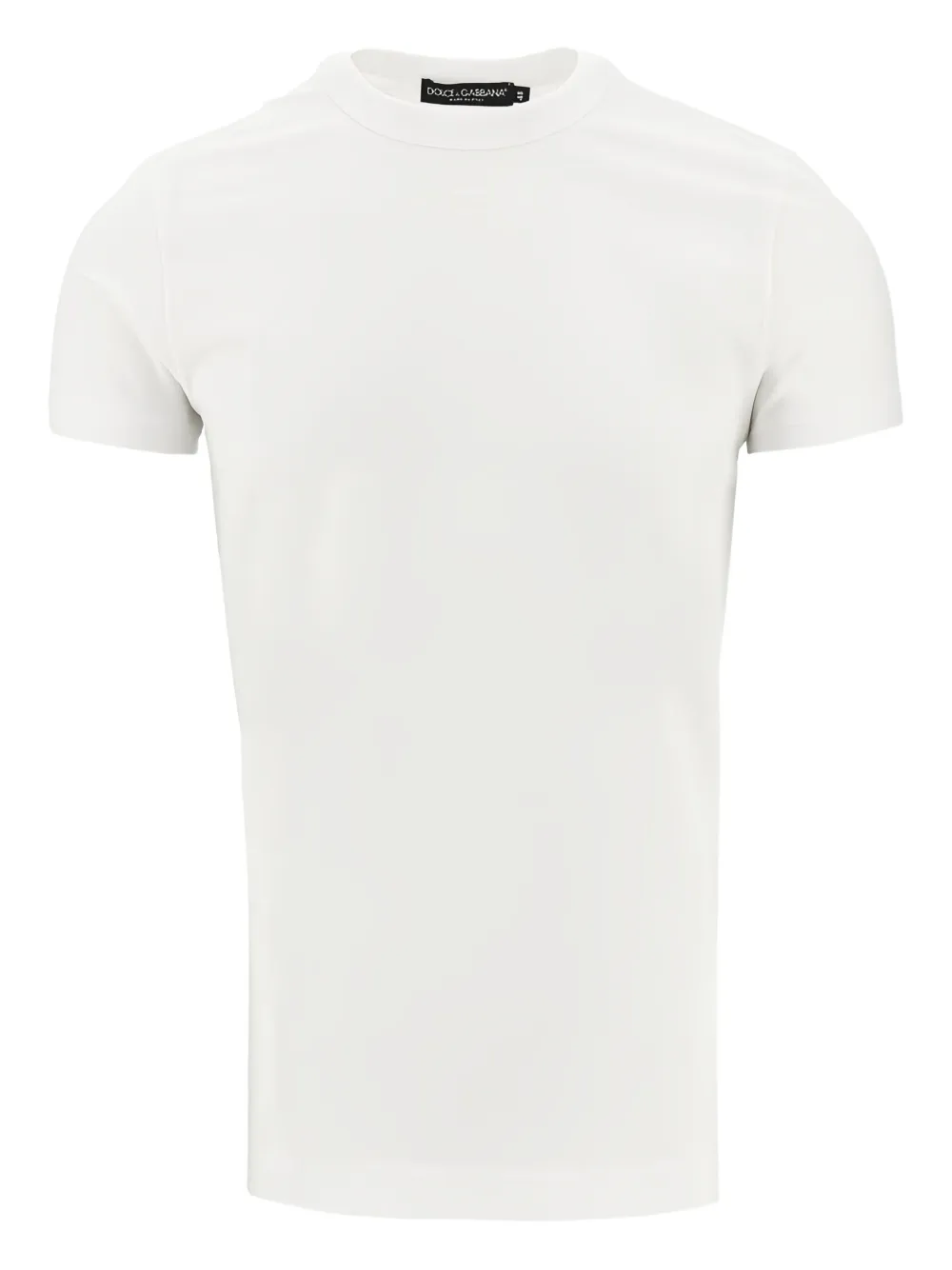 Dolce & Gabbana T-shirt met geborduurd logo Wit