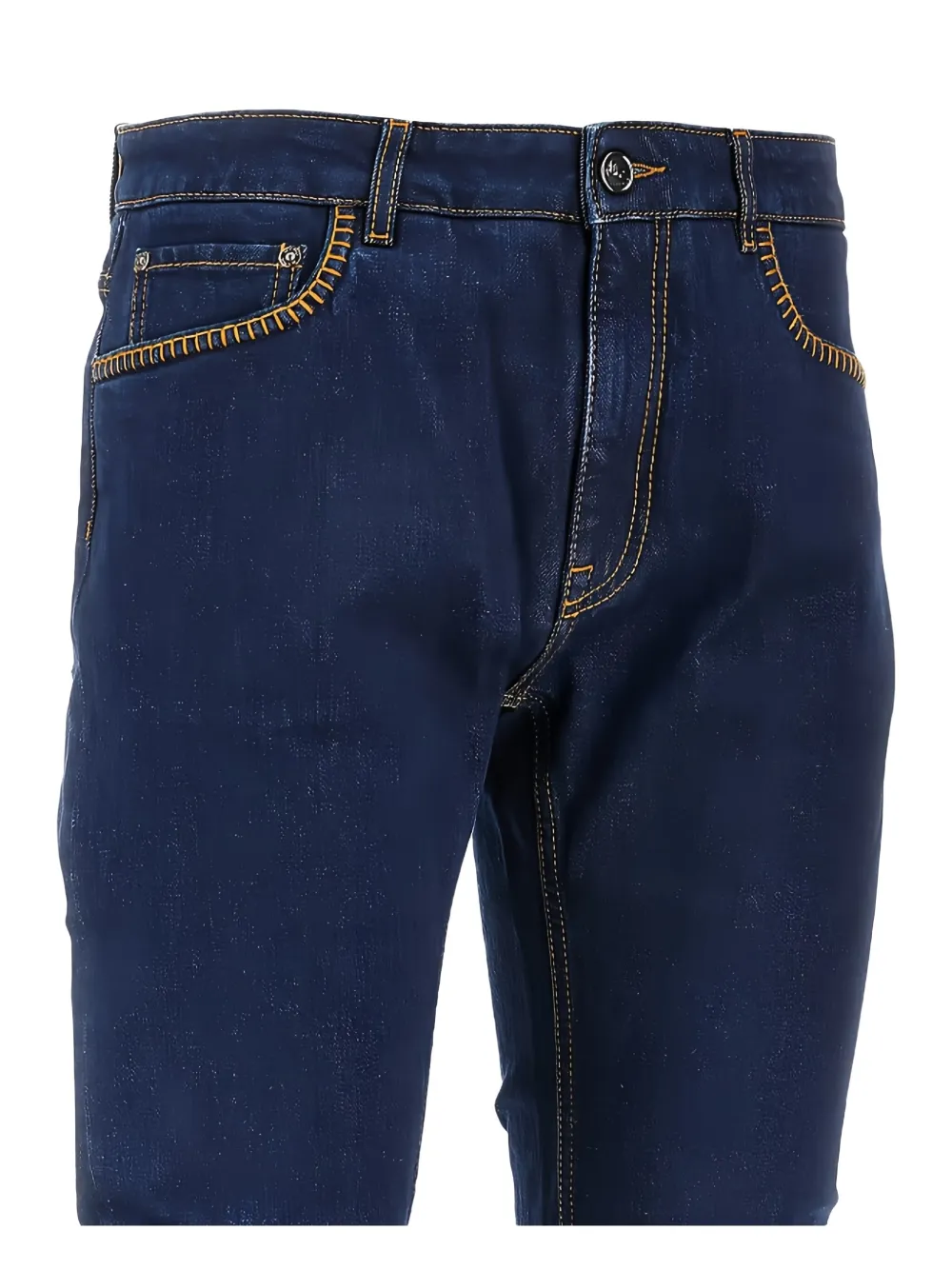 ETRO Jeans met contrasterende stiksels Blauw