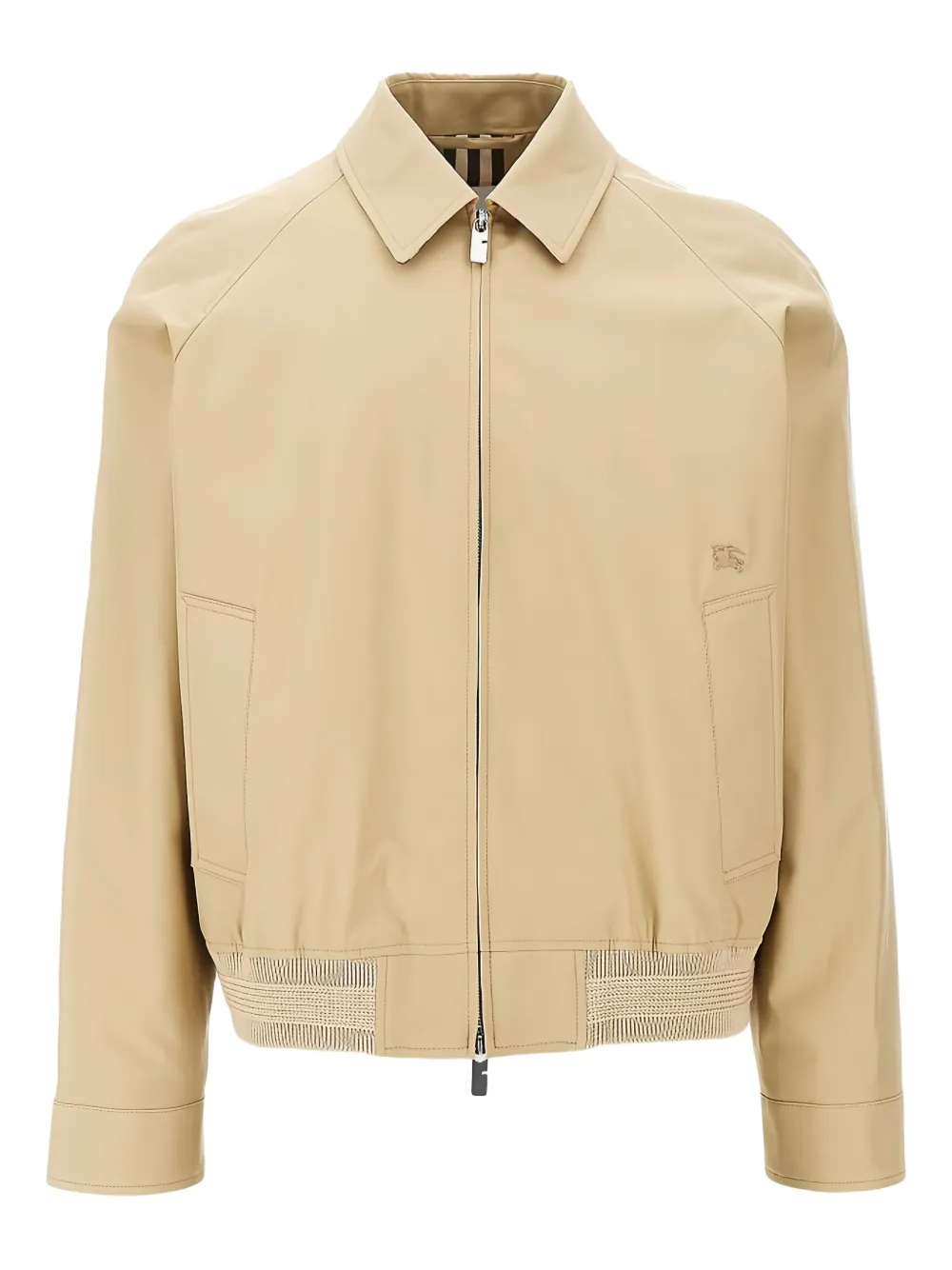 Burberry zip-fastening bomber jacket Beige
