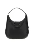 Jimmy Choo logo-print shoulder bag - Black