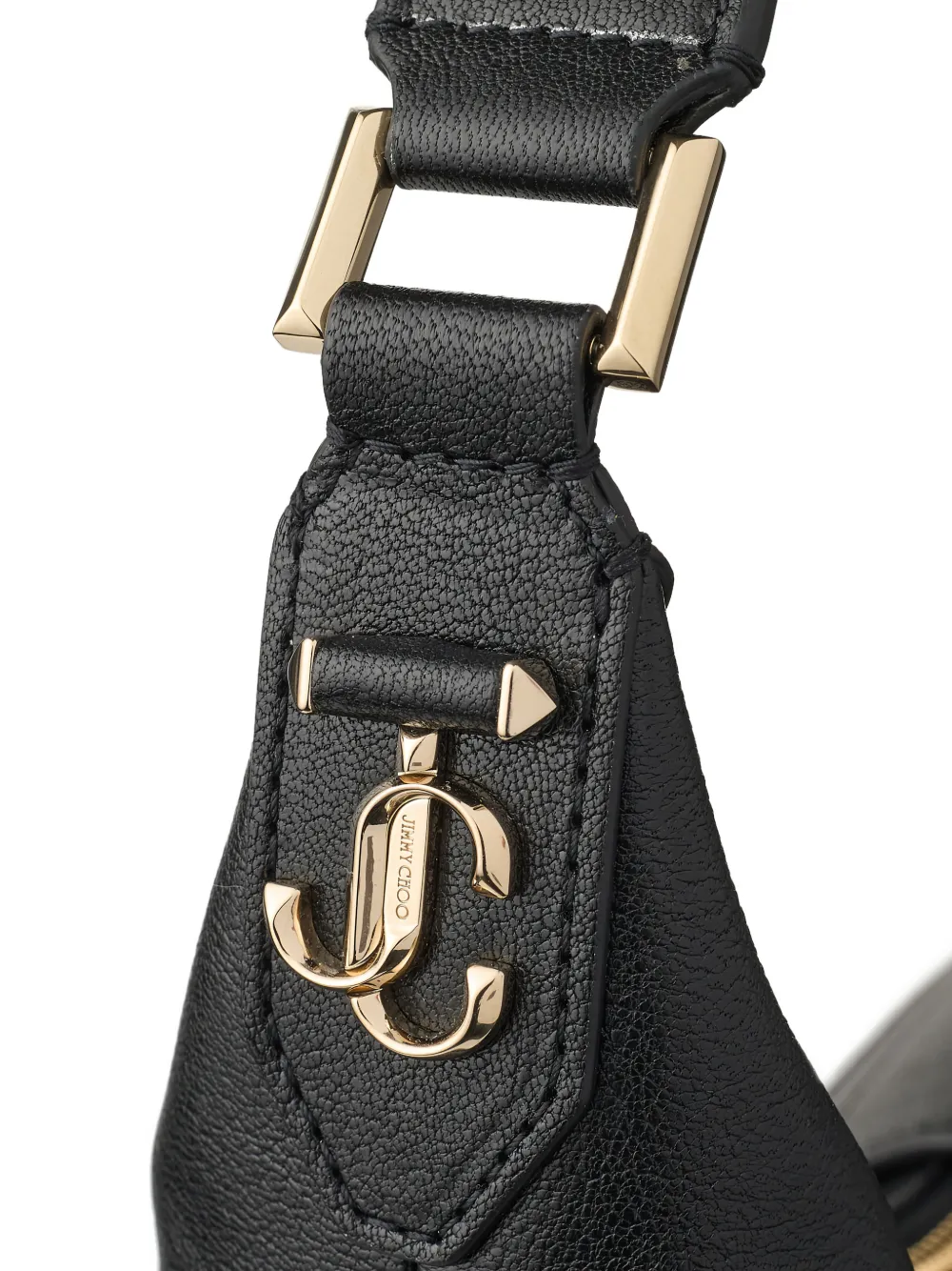 Jimmy Choo Schoudertas met logoprint Zwart