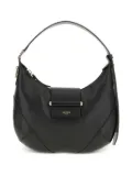 Jimmy Choo crescent leather shoulder bag - Black