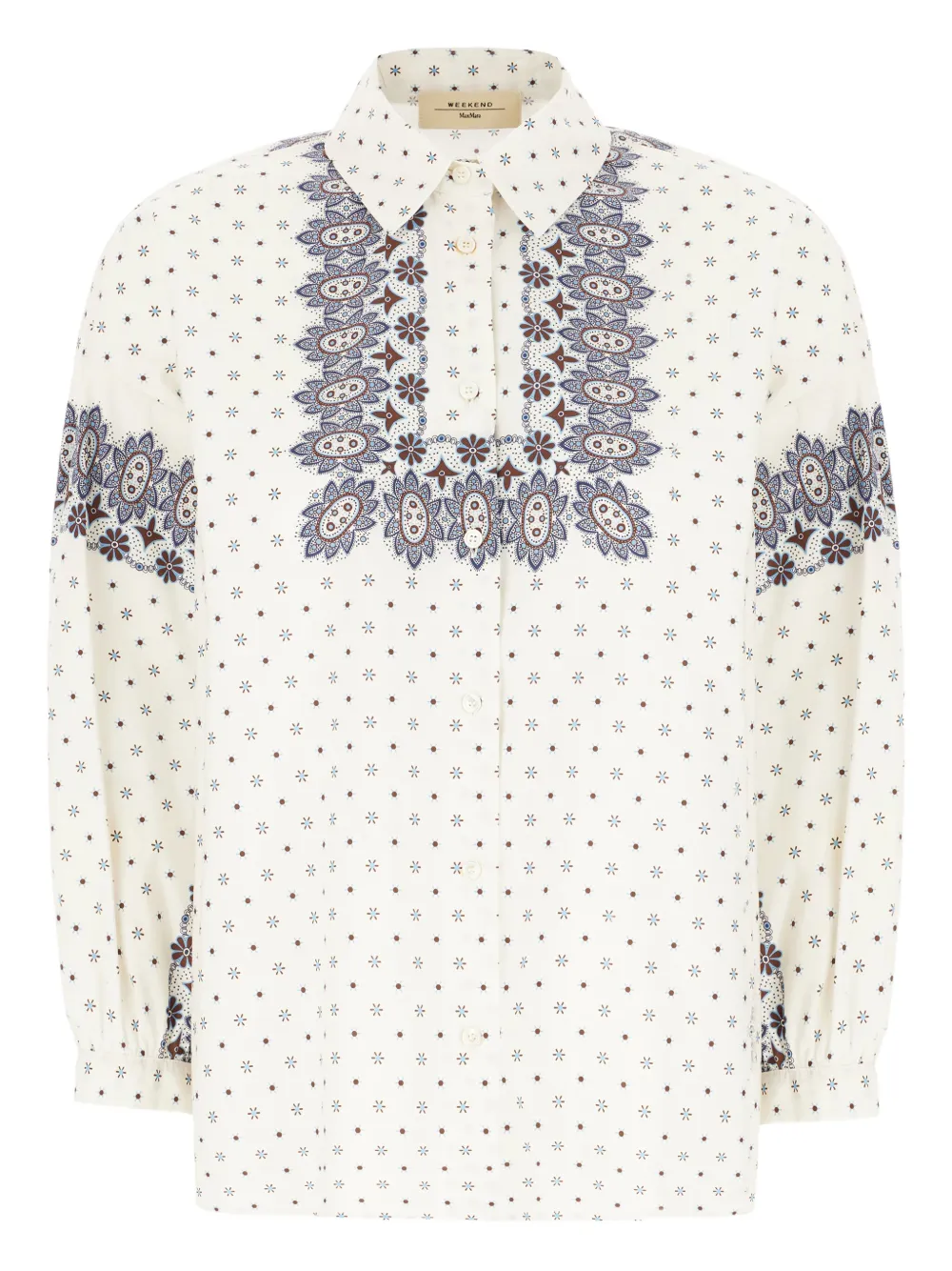 Weekend Max Mara paisley-print button-down shirt | White | Image 1