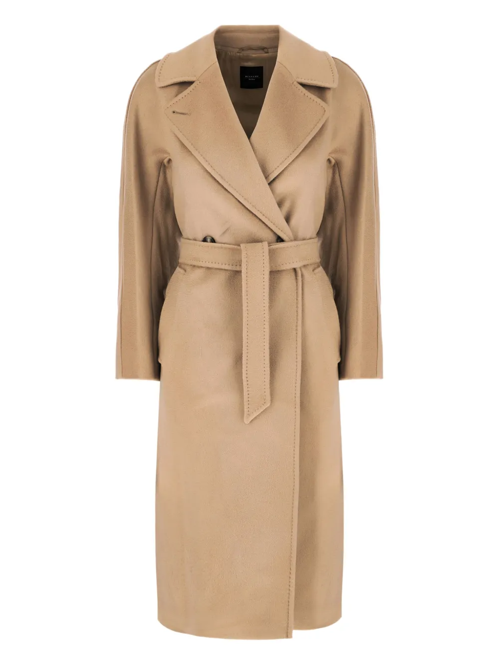 Weekend Max Mara belted wool coat Beige