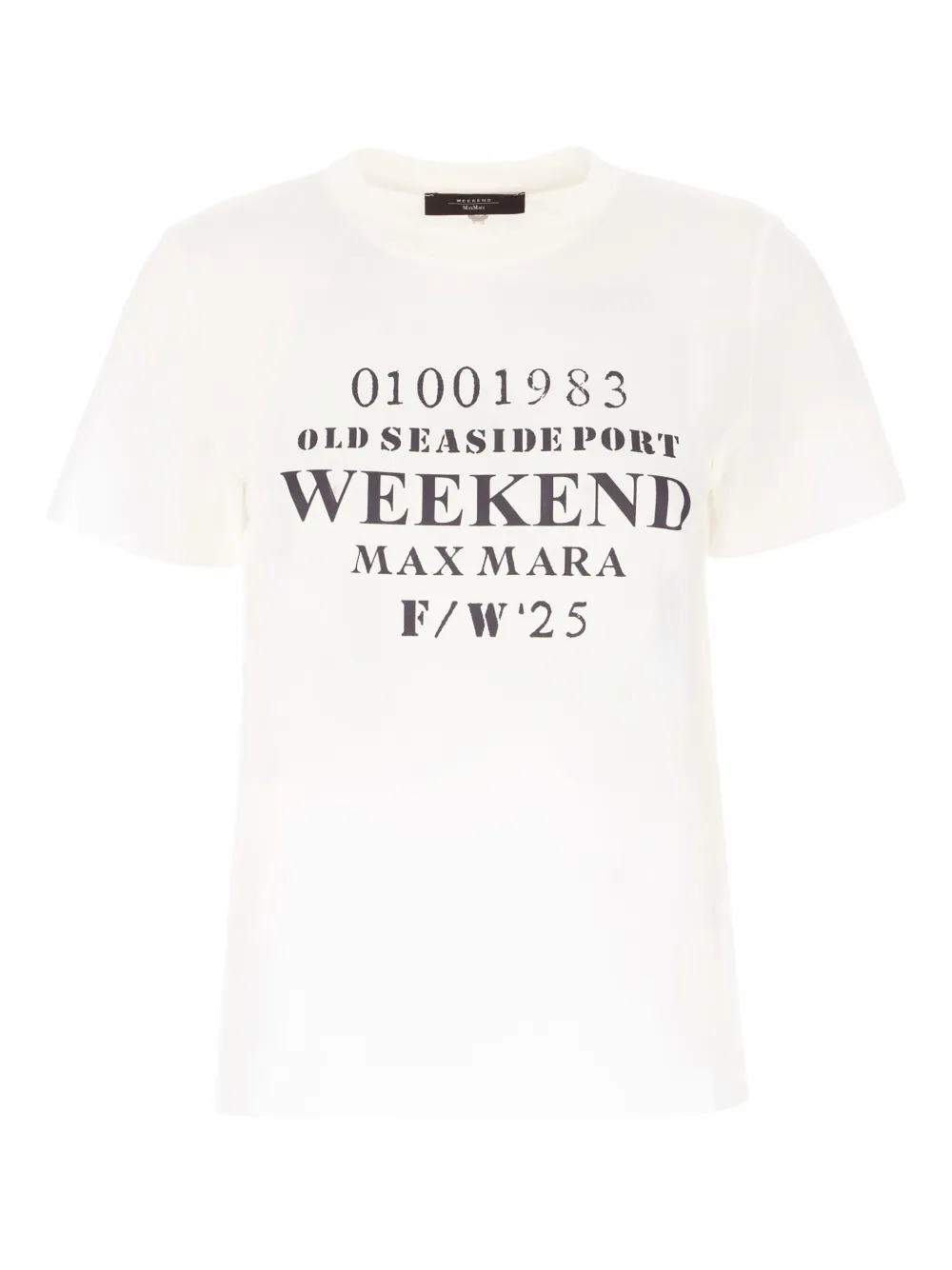 Weekend Max Mara logo-print T-shirt Wit