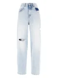 ICON DENIM double-star ripped jeans - Blue