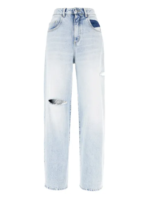ICON DENIM double-star ripped jeans
