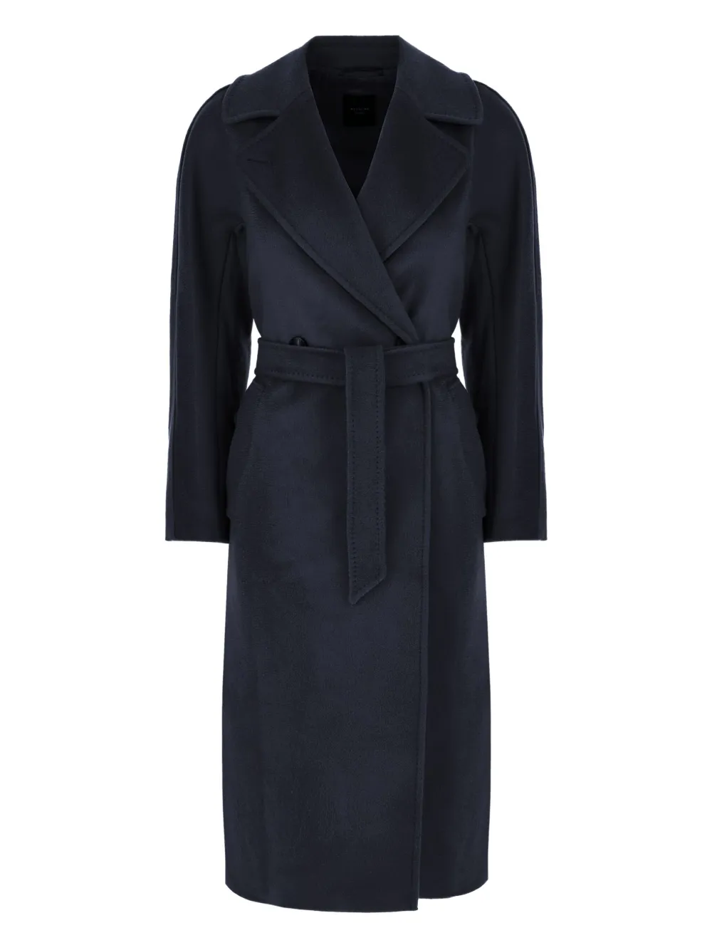 Weekend Max Mara belted wool coat Zwart
