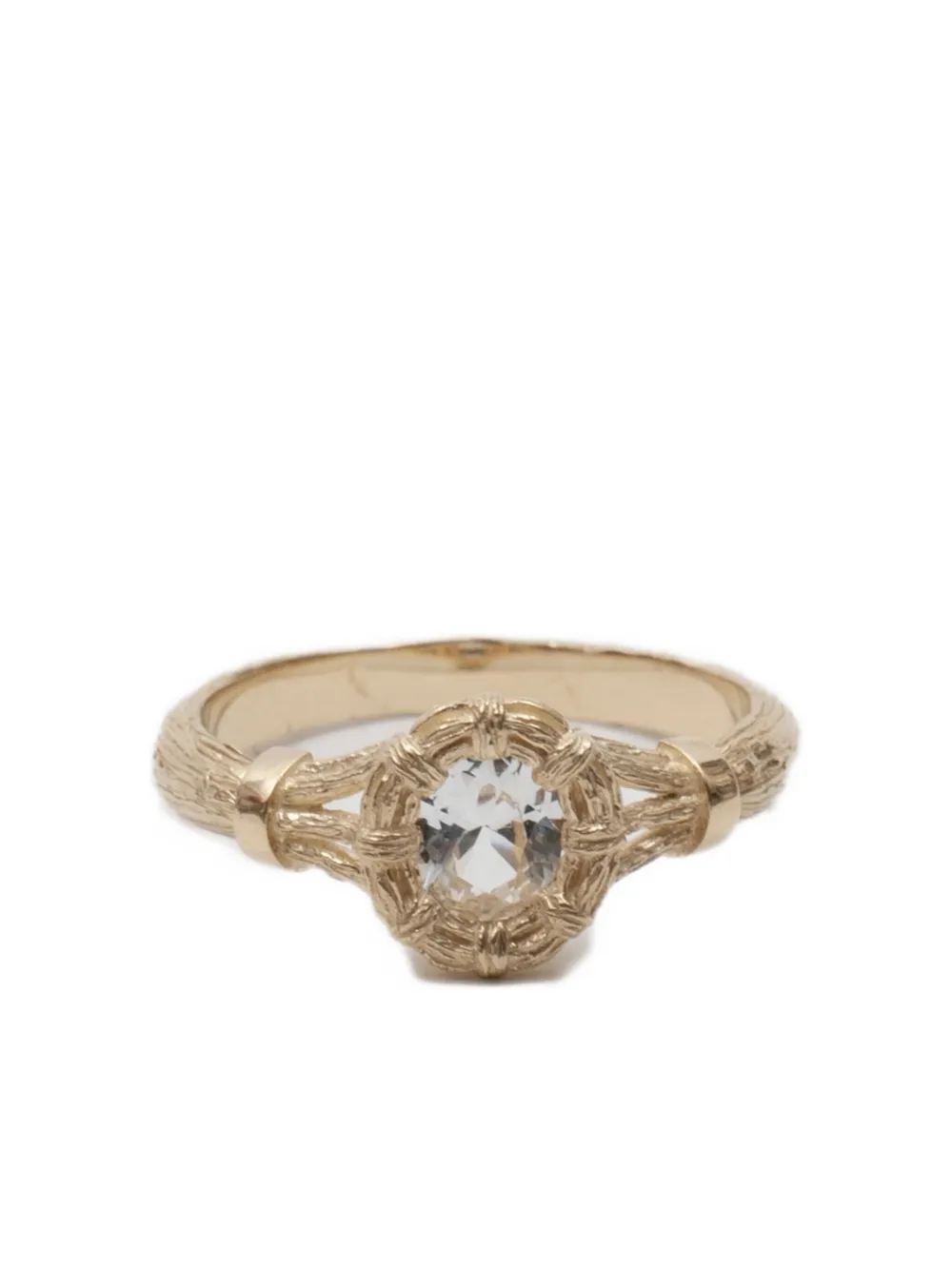 Bleue Burnham Truth is in the Sun textured ring | Gold | Image 1